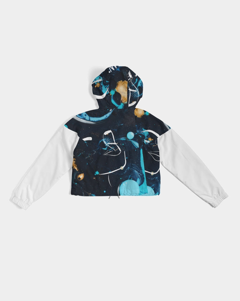 Cosmic Child Women's Cropped Windbreaker