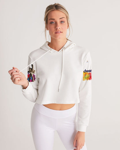 Chosen Women's All-Over Print Cropped Hoodie