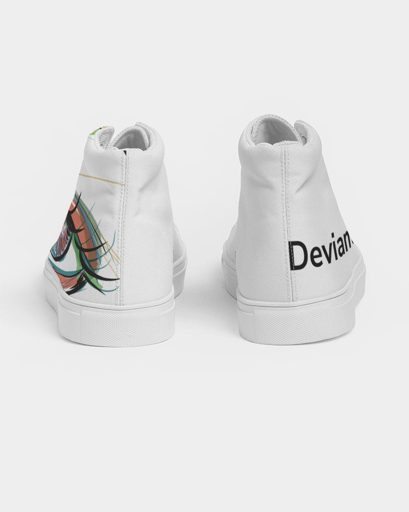 Deviant Genius© Women's Hightop Canvas Shoe