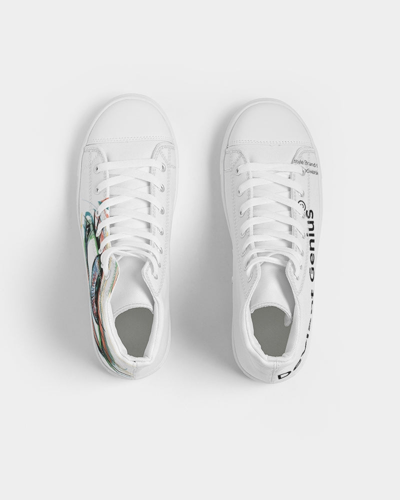 Deviant Genius© Women's Hightop Canvas Shoe