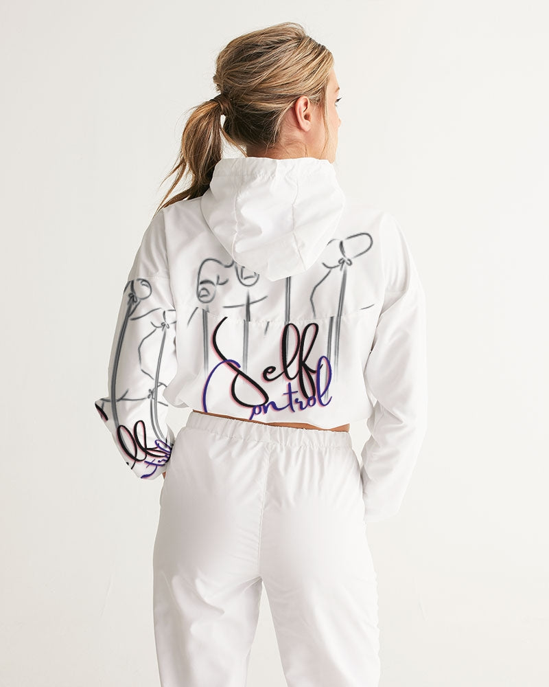 Handed to Me Women's Cropped Windbreaker