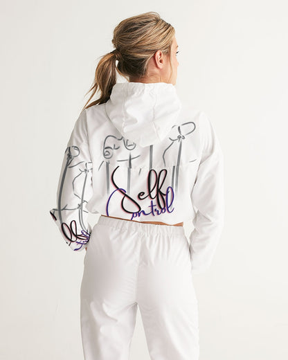 Handed to Me Women's Cropped Windbreaker