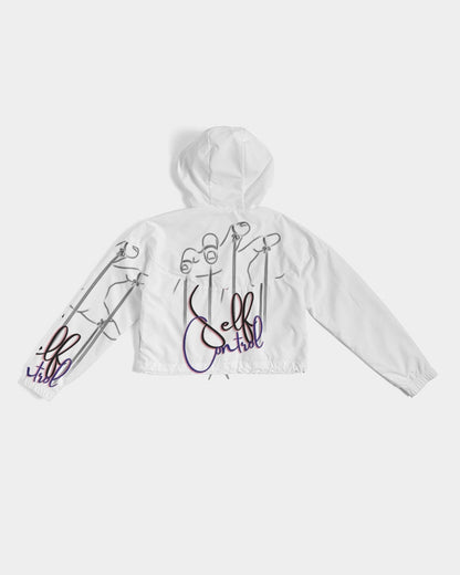 Handed to Me Women's Cropped Windbreaker