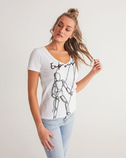 Self Expression Women's V-Neck Tee