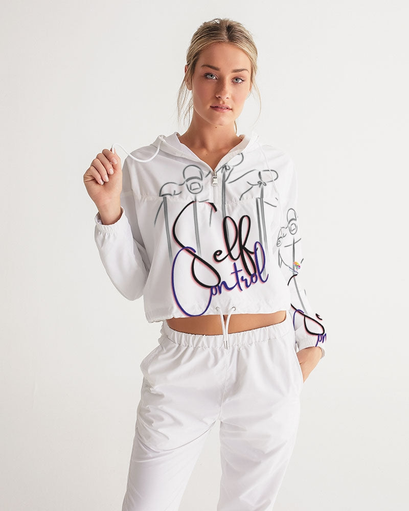 Handed to Me Women's Cropped Windbreaker