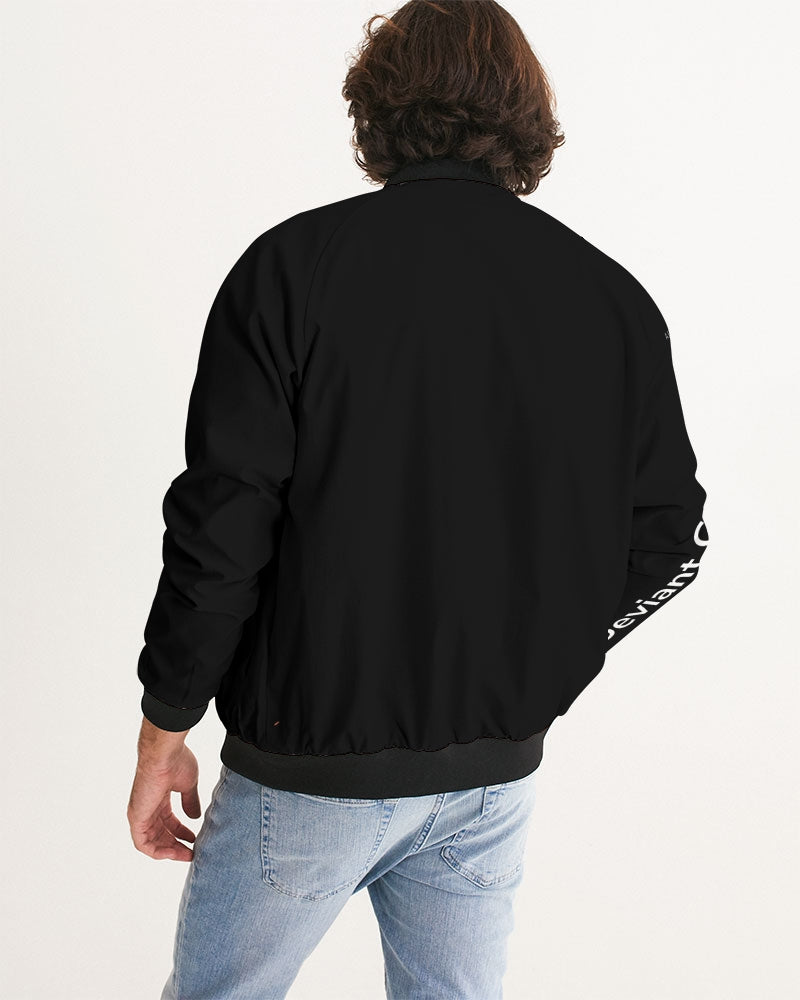 Deviant Genius© Deluxe Black Men's Bomber Jacket