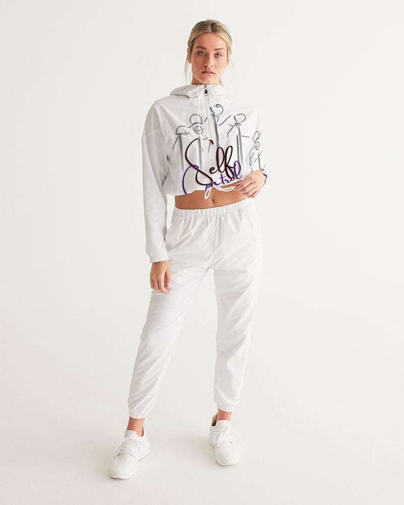 Handed to Me Women's Cropped Windbreaker