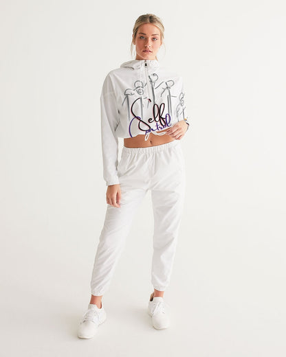 Handed to Me Women's Cropped Windbreaker