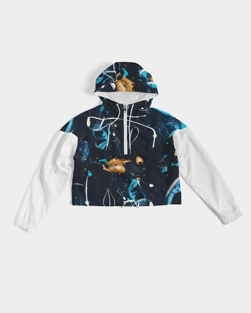 Cosmic Child Women's Cropped Windbreaker