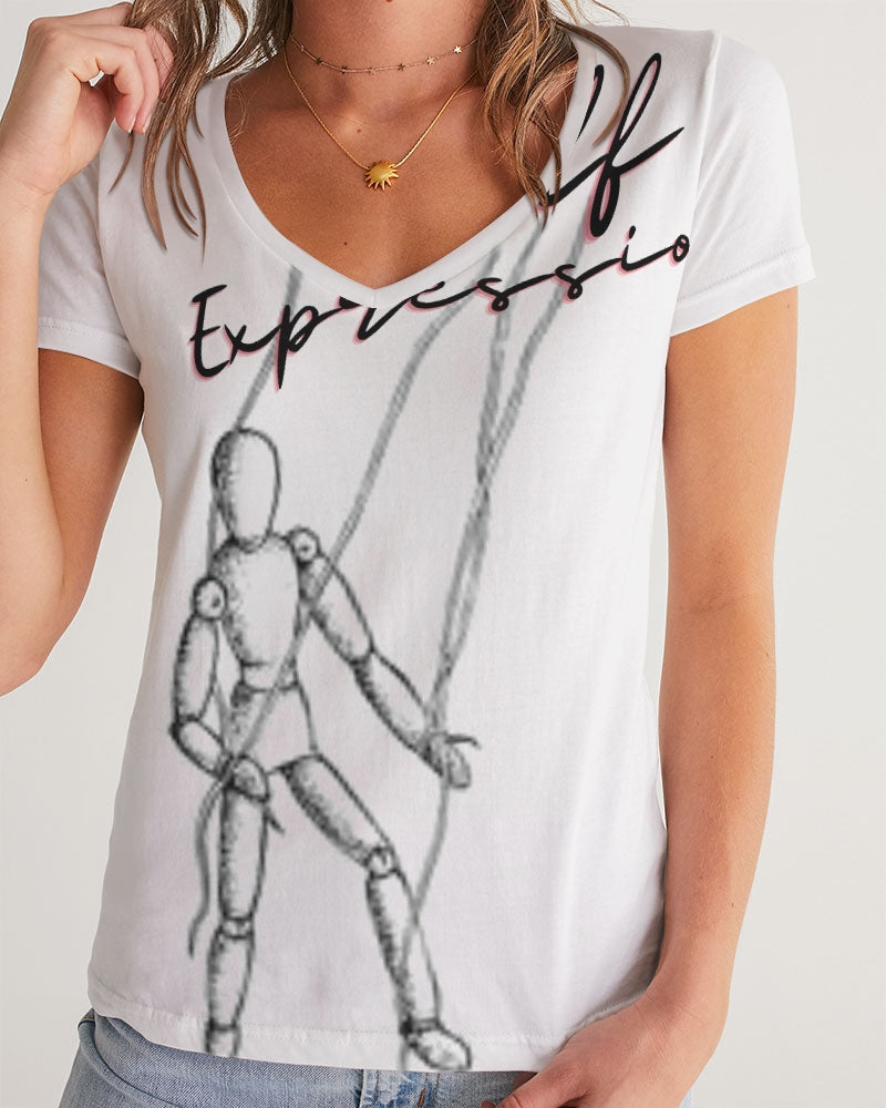 Self Expression Women's V-Neck Tee
