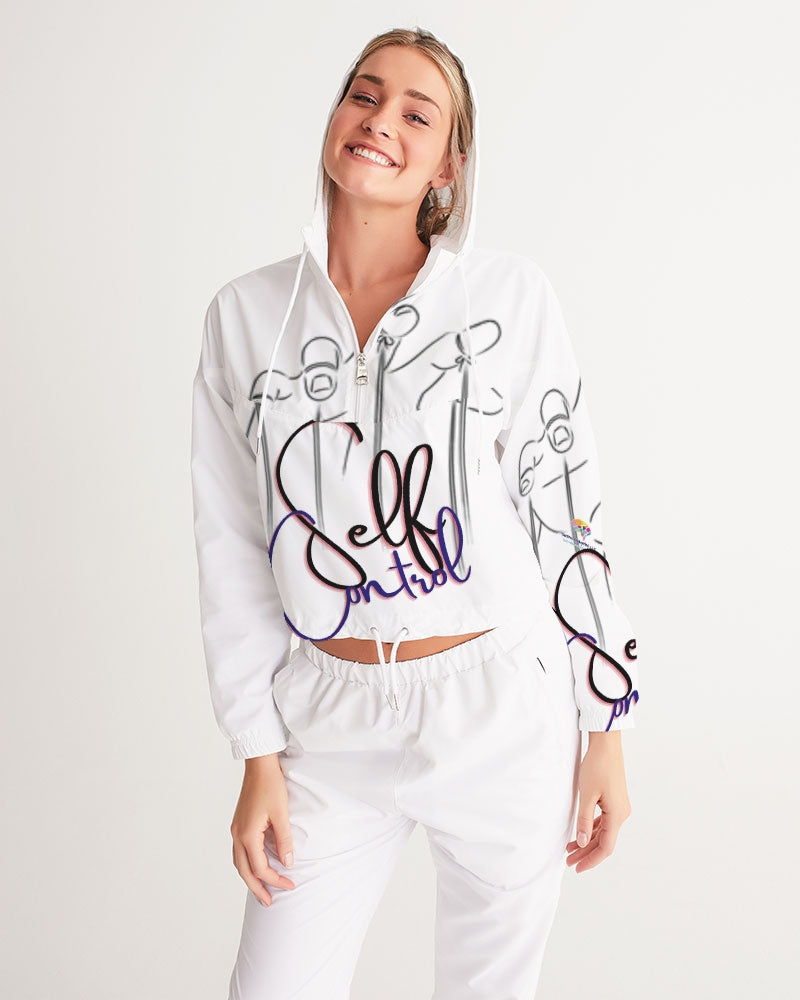 Handed to Me Women's Cropped Windbreaker