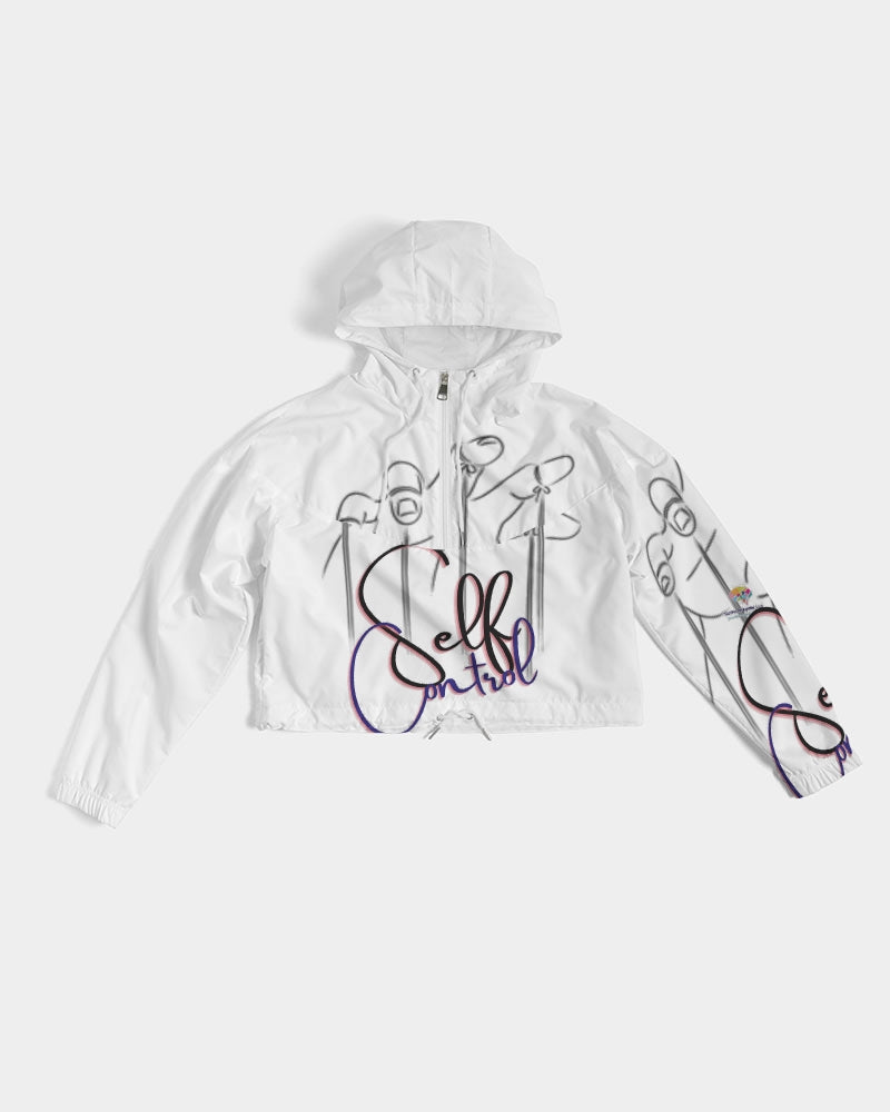 Handed to Me Women's Cropped Windbreaker